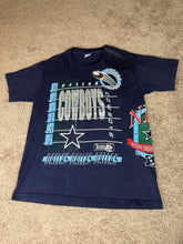 Load image into Gallery viewer, Dallas Cowboys T Shirt Large XL Vintage Salem Sportswear Football 90s

