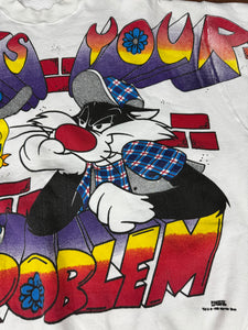 Looney Tunes Sweatshirt Large XL Vintage Crewneck