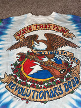 Load image into Gallery viewer, Grateful Dead T Shirt XL Vintage 90s Liquid Blue USA Tie Dye Used
