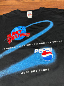 Planet Hollywood T Shirt XL Vintage Pepsi