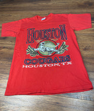 Load image into Gallery viewer, Houston Cougars T Shirt Large Vintage University College Texas
