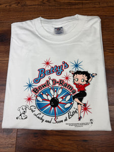 Betty Boop T Shirt XL Vintage Y2K 2000s Bowling Cartoon