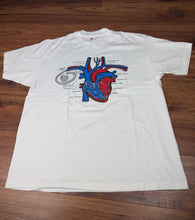 Load image into Gallery viewer, Anatomy T Shirt XL Vintage 90s Heart
