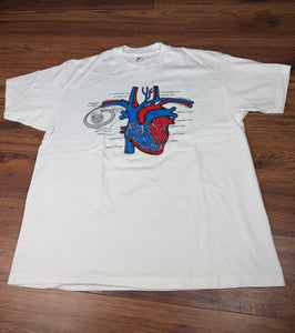 Anatomy T Shirt XL Vintage 90s Heart