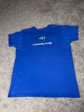 Load image into Gallery viewer, Computer T Shirt Large Vintage 2000s Hanes Technology Software Parody Y2K Blue
