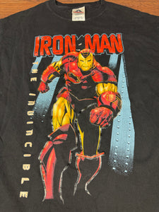 Iron Man T Shirt Large Vintage Marvel Y2K 2000s