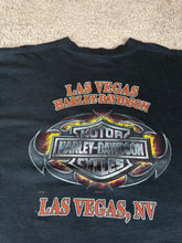 Load image into Gallery viewer, Harley Davidson T Shirt Large Vintage 2000s Y2K Biker Motorcycles Pirate Vegas
