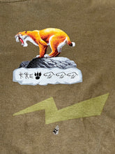Load image into Gallery viewer, Vintage Nature T Shirt XL Saber Tooth Tiger USA Postage Stamp New With Tags
