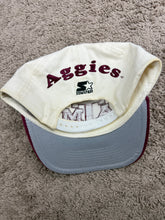 Load image into Gallery viewer, Texas A&amp;M Hat Vintage Starter Snap Back College Football
