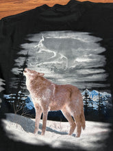 Load image into Gallery viewer, Nature T Shirt Large Wolf Vintage 90s
