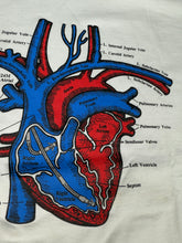 Load image into Gallery viewer, Anatomy T Shirt XL Vintage 90s Heart
