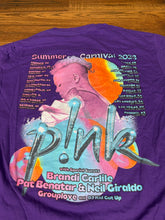 Load image into Gallery viewer, Pink Concert T Shirt Medium Summer Music
