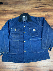 Carhartt Jacket Large XL Vintage Denim Coat