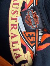 Load image into Gallery viewer, Harley Davidson T Shirt 3XL Vintage Y2K Flames Longsleeve Australia Biker
