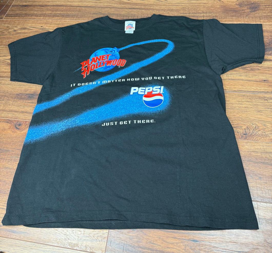 Planet Hollywood T Shirt XL Vintage Pepsi