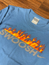 Load image into Gallery viewer, Nike T Shirt Small Medium Longsleeve Flames YOUTH Large Vintage 2000s Y2K
