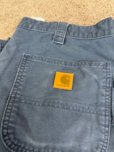 Load image into Gallery viewer, Carhartt Pants 38x30 Workwear Carpenter Navy Blue
