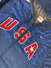Load image into Gallery viewer, Nike Jacket XL Vintage USA Hockey Olympics Zip Up Hoodie Y2K 2000s

