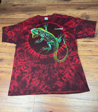 Load image into Gallery viewer, Nature T Shirt XL Vintage 2000s Tie Dye Lizard
