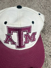 Load image into Gallery viewer, Texas A&amp;M Hat Vintage Starter Snap Back College Football
