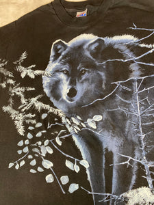 Nature T Shirt 2XL Vintage Wolf New