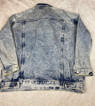 Load image into Gallery viewer, Vintage Jean Jacket XL Sears Acid Wash Denim
