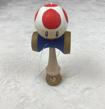 Load image into Gallery viewer, Custom Hand Painted Kendama Toy Toad READ DESCRIPTION
