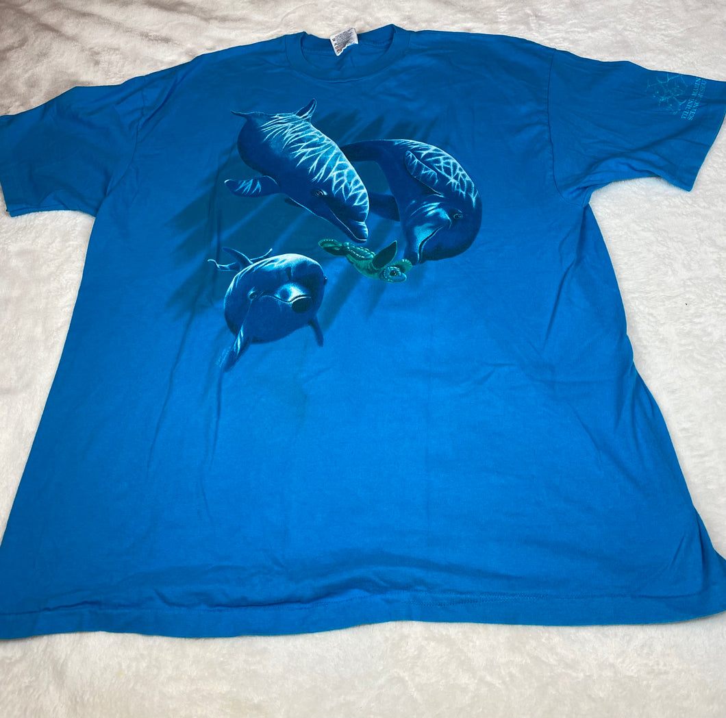 Nature T Shirt 2XL Vintage Dolphin