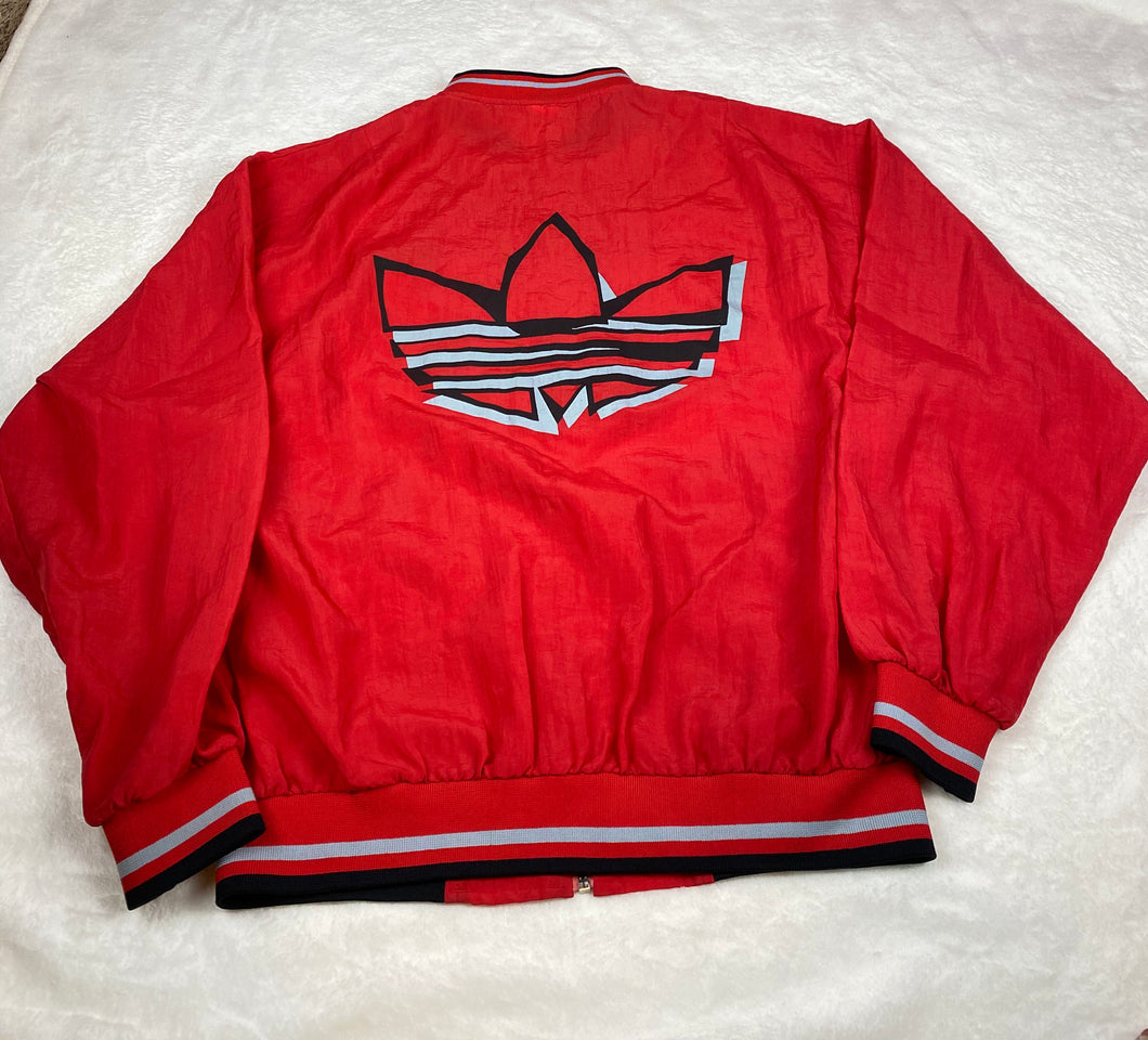 Adidas Windbreaker Medium Vintage 80s Jacket